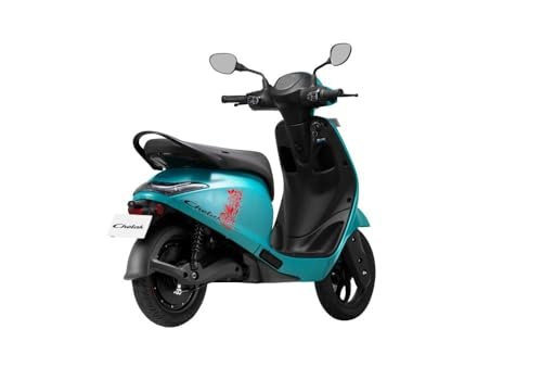 Chetak C2501 by Bajaj Auto High Speed Electric Scooter with charger - Ocean Teal Matte - Ex-Showroom Amazon.in: Car & Motorbike - Image 6