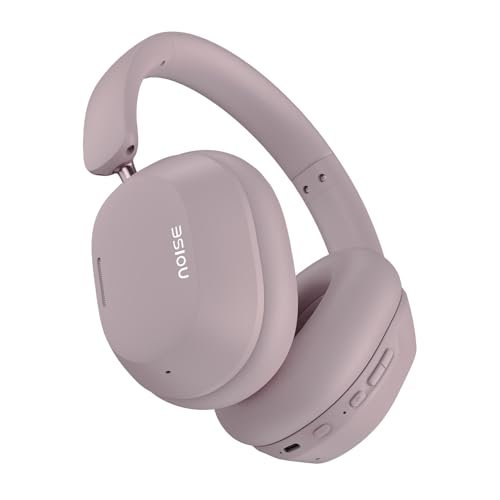 Noise Airwave Max 5 Wireless Over-Ear Headphones with Adaptive Hybrid ANC (up to 50dB), HFA Tech, 80H Playtime, Dual Pairing(Mauve Haze)  Amazon.in: Electronics
