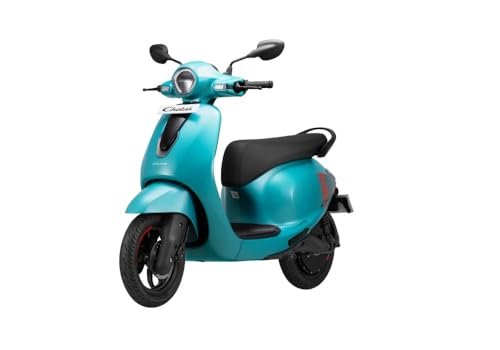 Chetak C2501 by Bajaj Auto High Speed Electric Scooter with charger - Ocean Teal Matte - Ex-Showroom Amazon.in: Car & Motorbike - Image 2