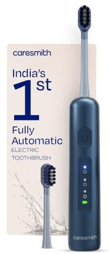 Caresmith SPARK Vibrasonic Electric Toothbrush for Men & Women | Sonic Electric Brush with 2 Brush Heads | 5 Cleaning Modes for Deep Cleaning| Rechargeable Toothbrush with Long Battery Life for Adult  Amazon.in: Health & Personal Care